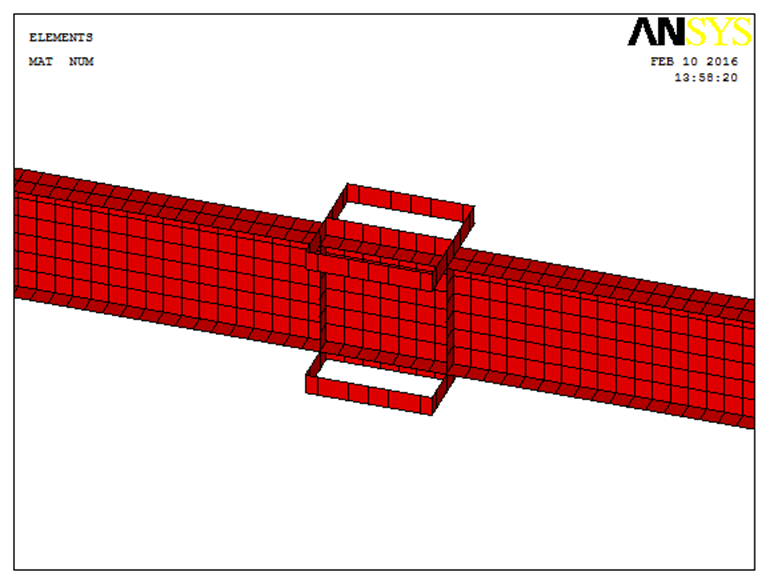 ConnectionReinforce Concrete Structural RCS in ANSYS