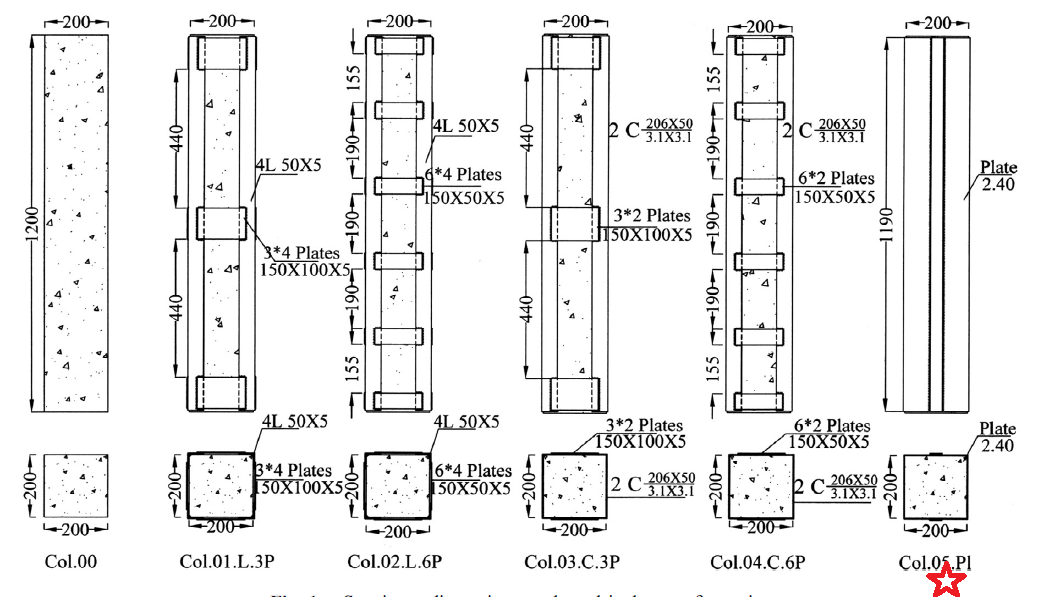 Steel Jacket RC Column