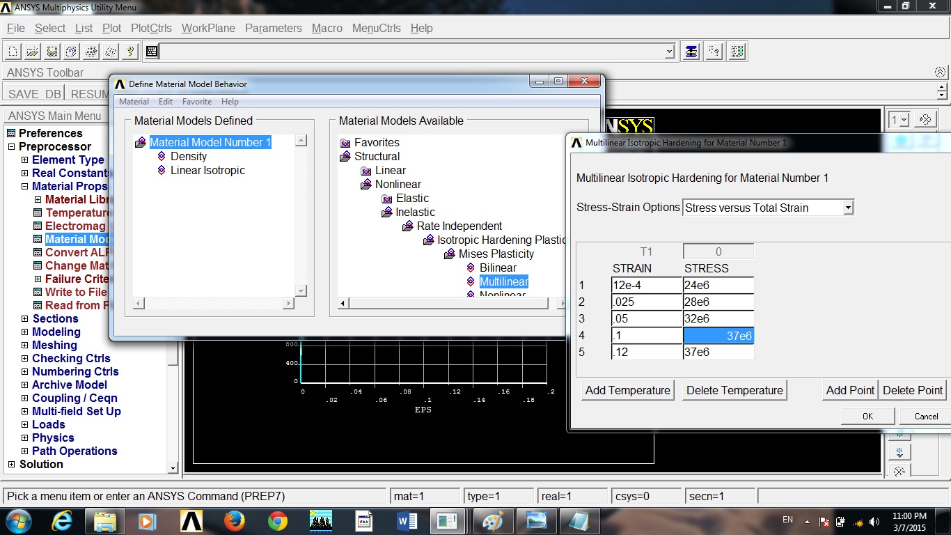 Pressure Vessel Reinforcement in ANSYS APDL