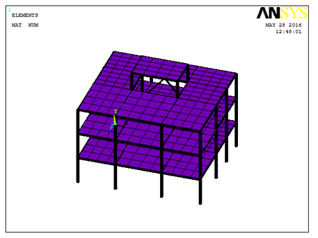 Steel Moment Frame & Braced Frame Modeling in ANSYS APDL