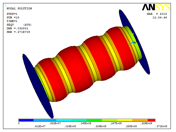 Pressure Vessel Reinforcement in ANSYS APDL