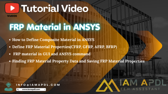 Composite (FRP) Material in ANSYS