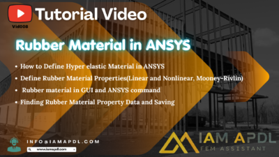 Hyper Elastic (Rubber) Material in ANSYS