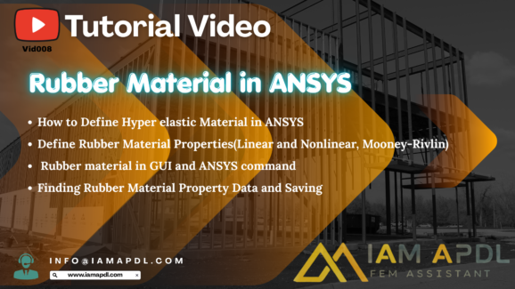 Hyper Elastic (Rubber) Material in ANSYS