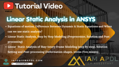 Linear Static Analysis