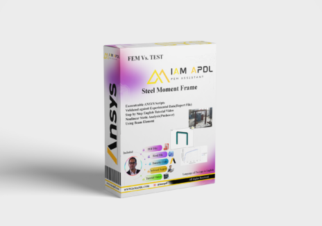 Moment Resistant Frame Validation in Ansys