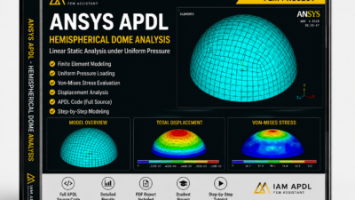 Hemispherical Dome Analysis in ANSYS APDL