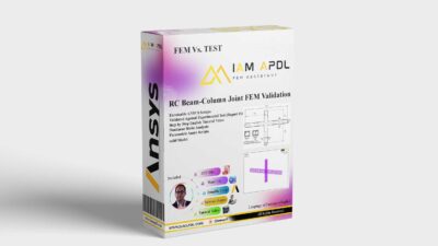 RC Beam-Column Joint | ANSYS APDL FEM Validation