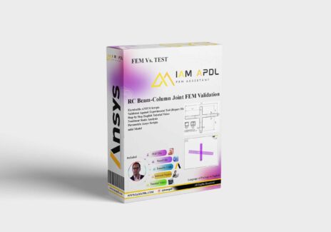 RC Beam-Column Joint | ANSYS APDL FEM Validation